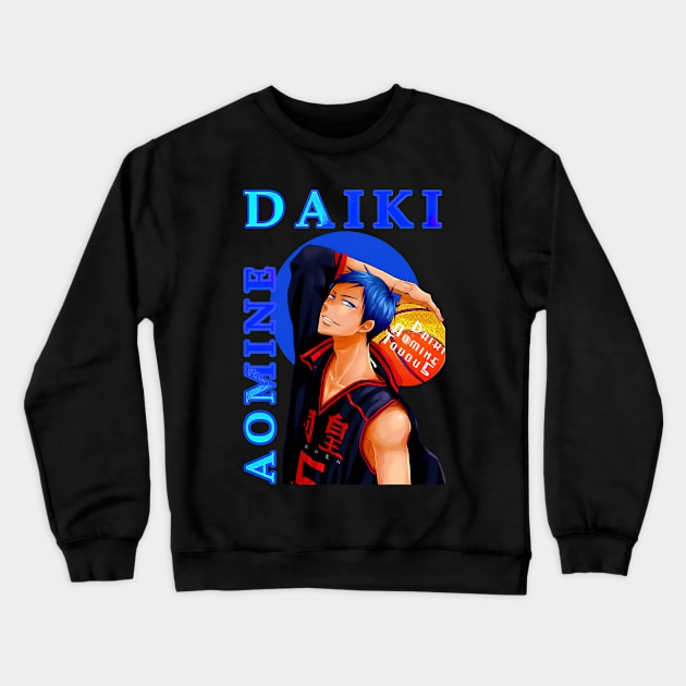 Aomine Daiki Kuroko No Basket Crewneck Sweatshirt by IainDodes